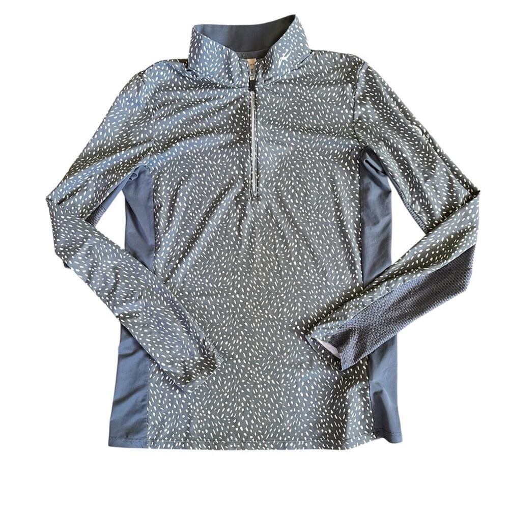 2 for $15 😍 KJUS Sunshine Sport Half Zip – Blue/White – Size S – EUC